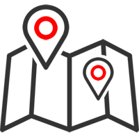 Map With 2 Points